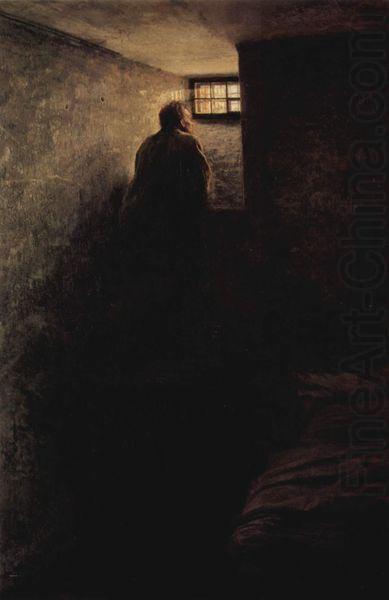Nikolai Yaroshenko The Prisoner, china oil painting image